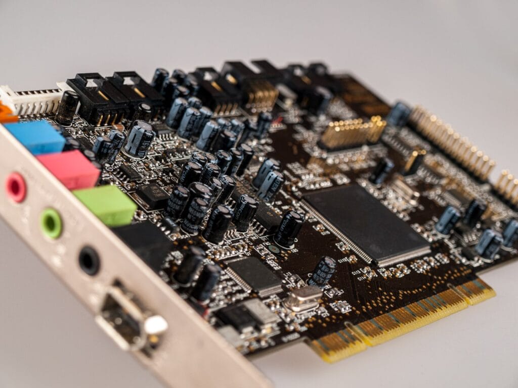 Placă de sunet PCIe – Compatibilitate cu Windows, macOS și Linux componentă audio PC – placă de sunet modernă pentru Windows
