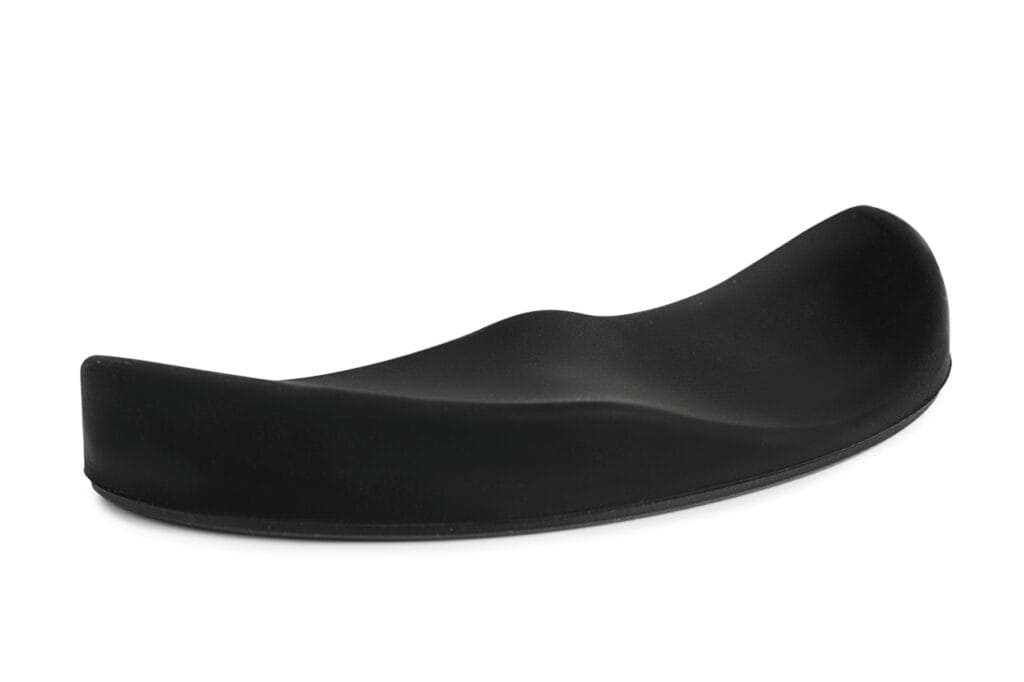 Confort și performanță într-un suport minimalist Suport ergonomic minimalist pentru încheietura mâinii compatibil cu gaming și muncă de birou