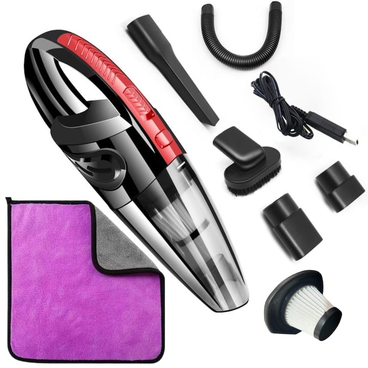 Aspirator de mana portabil cu acumultor Luxena AirPro1