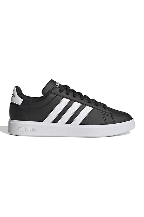 adidas Sportswear, Pantofi sport de piele ecologica cu imprimeu logo Grand Court 2.0