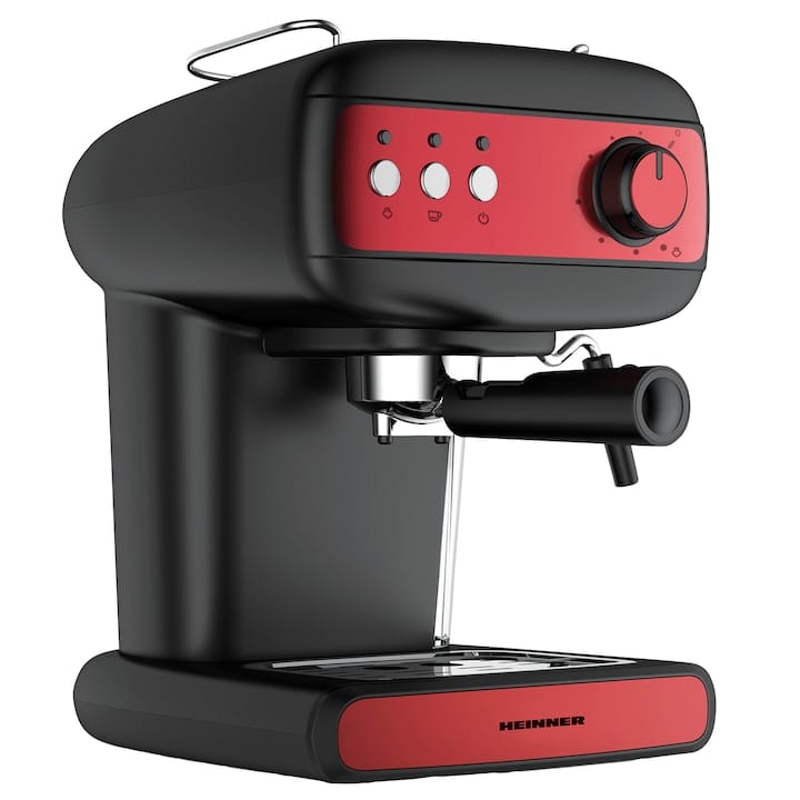 Espressor manual Heinner Red Boquette HEM-1100BKRD