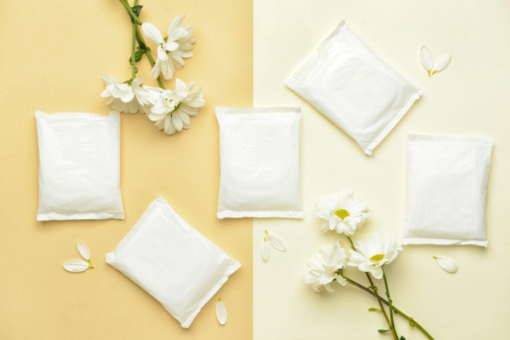 Pachete de absorbante ecologice, opțiuni sustenabile pentru perioada postnatală absorbante postnatale biodegradabile ambalate individual, opțiuni eco pentru perioada de după naștere