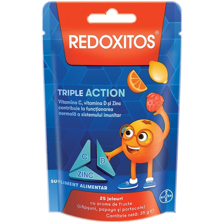 Redoxitos Triple Action, 25 jeleuri, Bayer