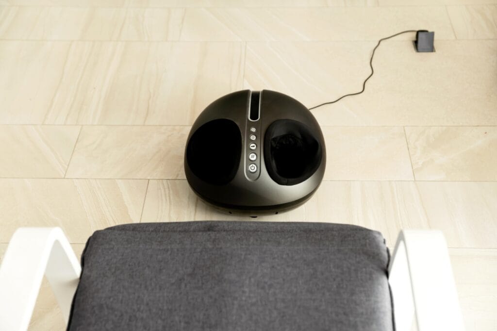 Aparat de masaj picioare pregătit pentru rutina de seară aparat de masaj pentru picioare utilizat înainte de somn pentru relaxare și îmbunătățirea somnului