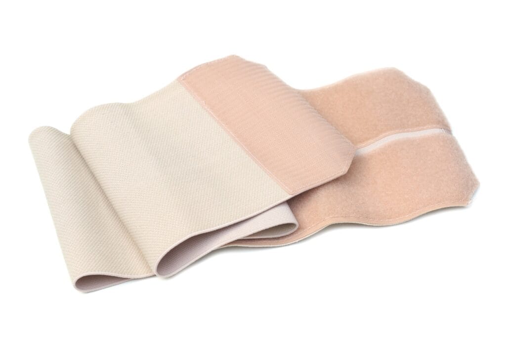 Centură postnatală moale pentru susținere blândă la diastază abdominală Centură postnatală moale și elastică pentru diastază abdominală, material hipoalergenic